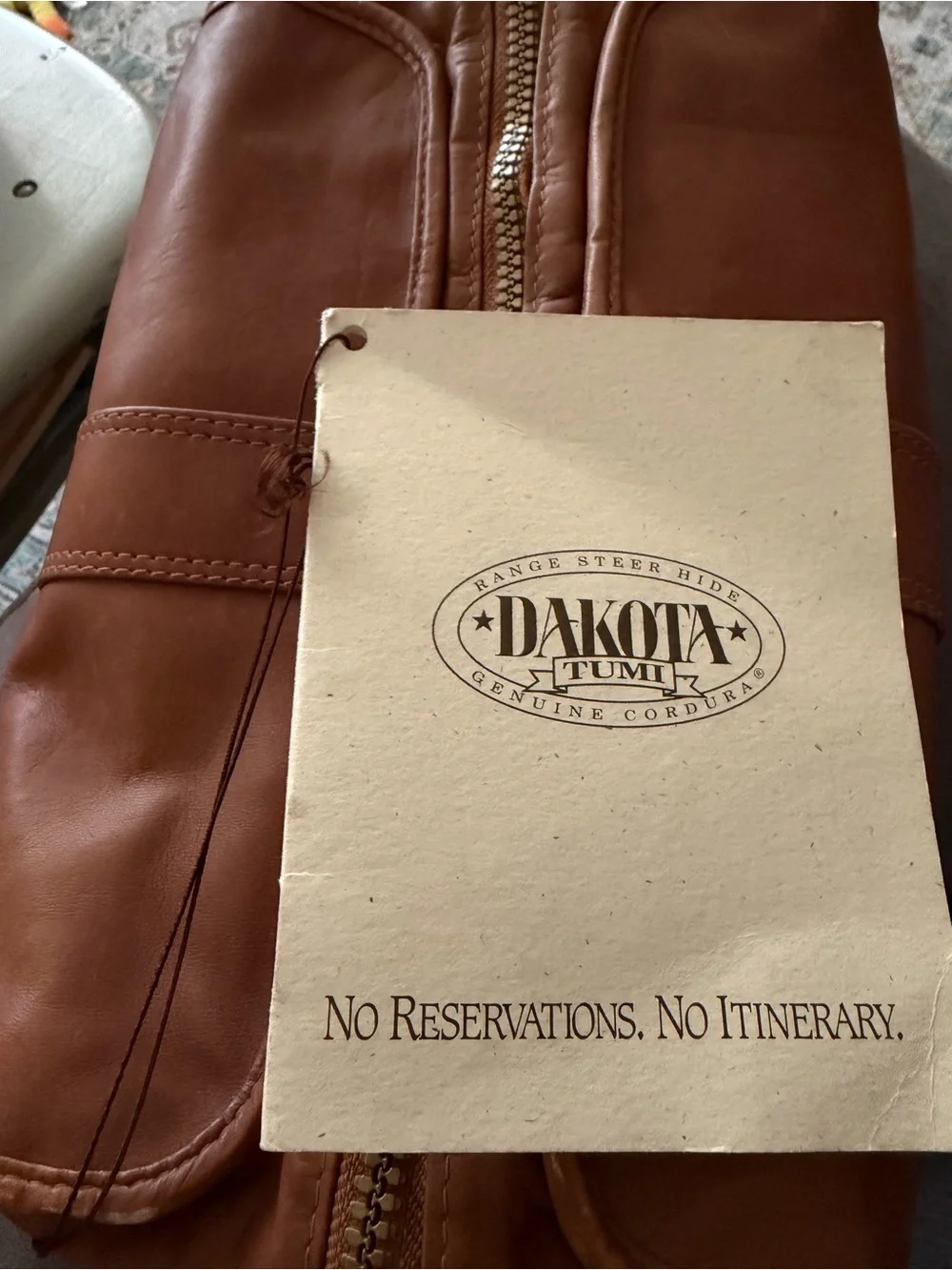 Vintage TUMI Leather toiletry bag from their Dakota Collection